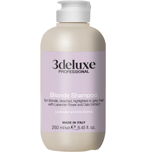 Шампунь для светлых, осветленных и седых волос - 3Deluxe Professional Blonde Shampoo