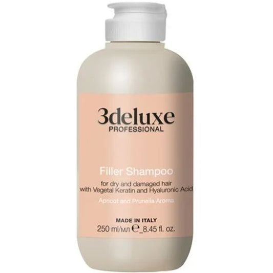 Шампунь для сухого й пошкодженого волосся - 3Deluxe Professional Filler Shampoo