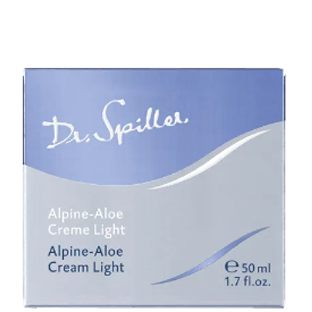 Легкий крем з алое для чутливої шкіри - Dr. Spiller Alpine-Aloe Cream Light