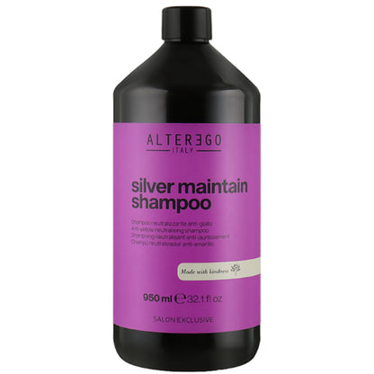 Шампунь серебристый антижелтый - Alter Ego Silver Maintain Shampoo