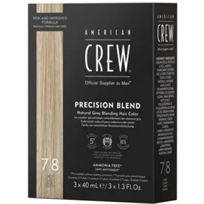 American Crew Precision Blend Light - Система маскировки седины (уровень 7-8)