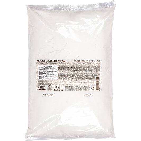 Знебарвлювальна біла пудра до 9 рівнів - Barex Italiana Basic White Powder