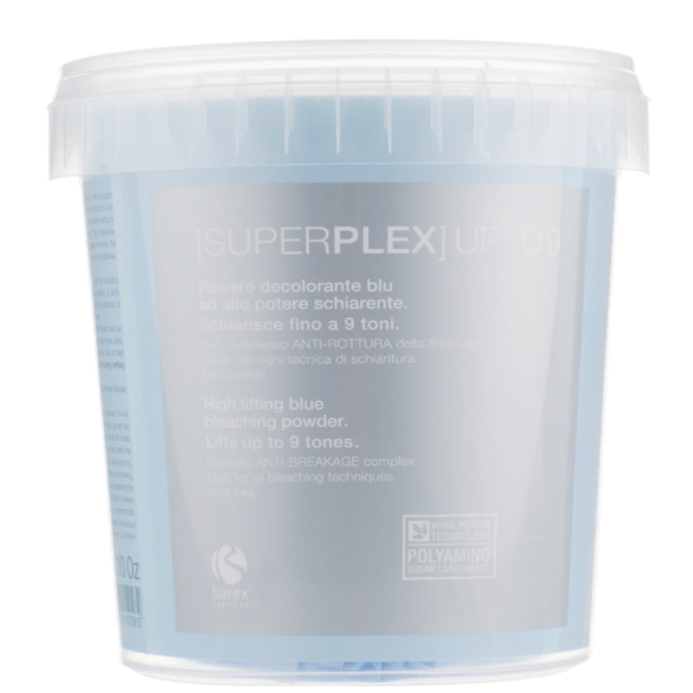 Barex Italiana Superplex Bleaching Powder - Обесцвечивающий порошок до 9 тонов, голубой