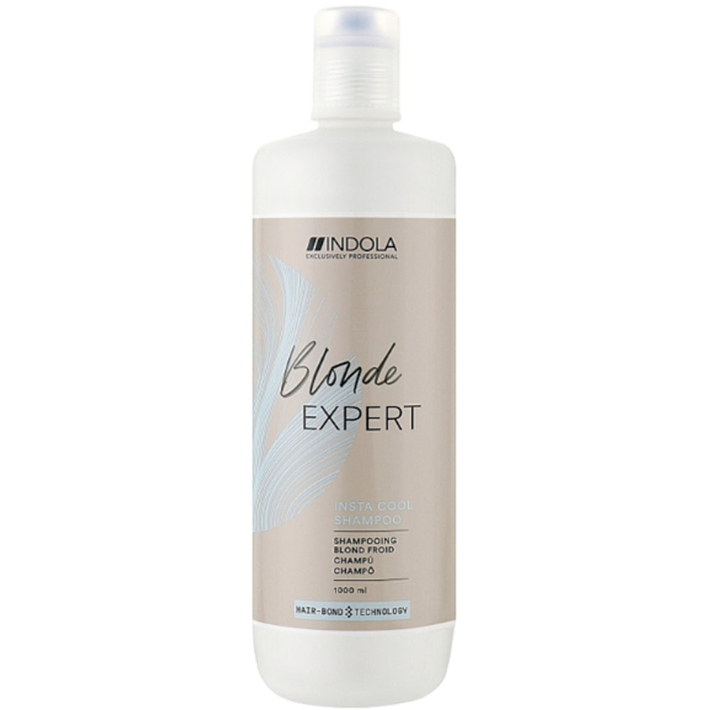 Шампунь для холодного оттенка волос цвета блонд - Indola Blonde Expert Insta Cool Shampoo