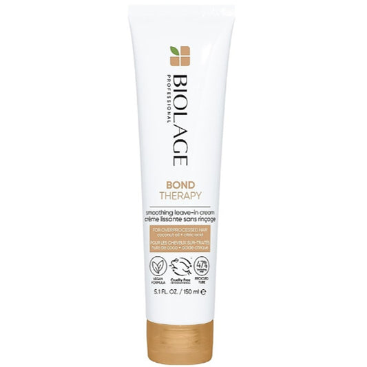 Разглаживающий несмываемый крем для волос - Biolage Bond Therapy Smoothing Leave-In Cream