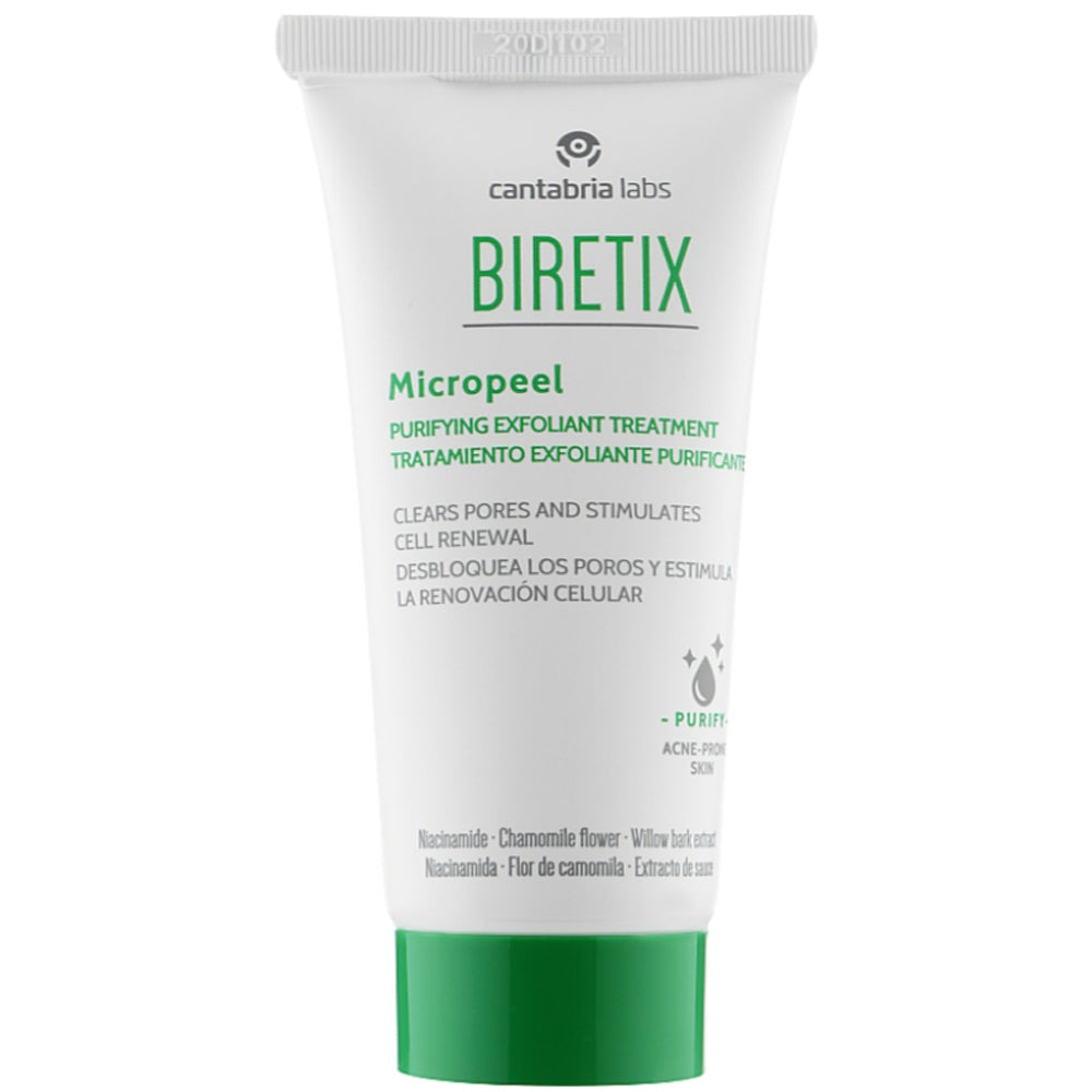 Cantabria Labs Biretix Micropeel - Очищающий скраб-эксфолиант для кожи с акне