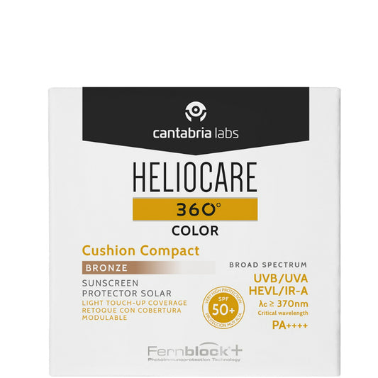 Cantabria Labs Heliocare 360º Color Cushion Compact SPF 50 - Солнцезащитная компактная пудра (кушон) 15г