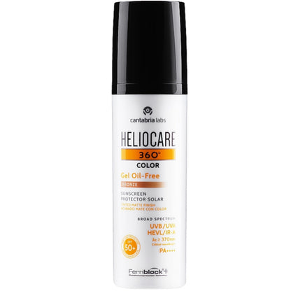 Cantabria Labs Heliocare 360º Color Gel Oil Free SPF 50 - Солнцезащитный гель с тоном на водной основе 50 мл