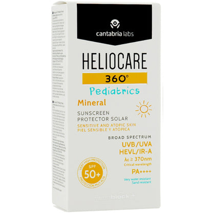 Cantabria Labs Heliocare 360º Pediatrics Mineral SPF 50 - Дитячий сонцезахисний мінеральний крем