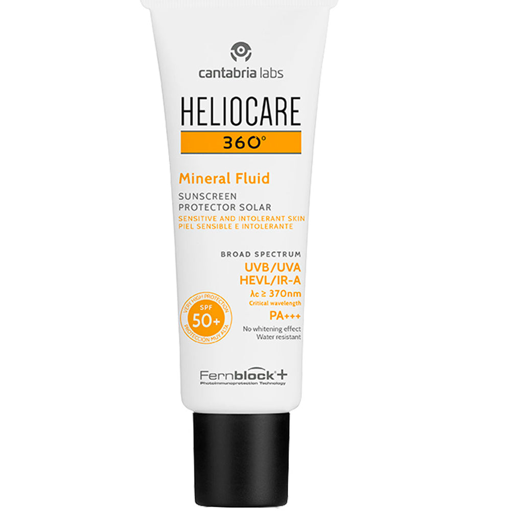 Сонцезахисний мінеральний флюїд - Cantabria Labs Heliocare 360º Mineral Fluid SPF50