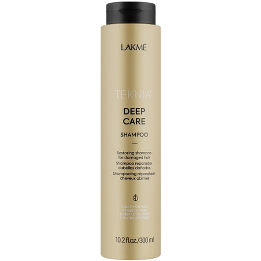 Восстанавливающий шампунь для поврежденных волос - Lakme Teknia Deep Care Shampoo