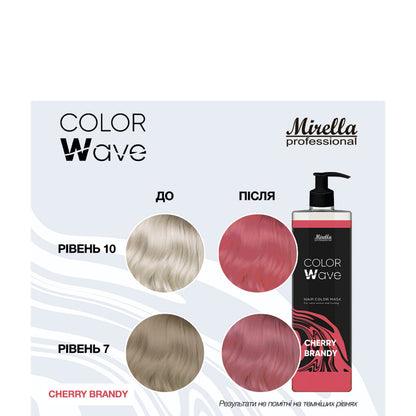 Тонирующая маска для волос - Mirella Professional Color Wave 380 ml