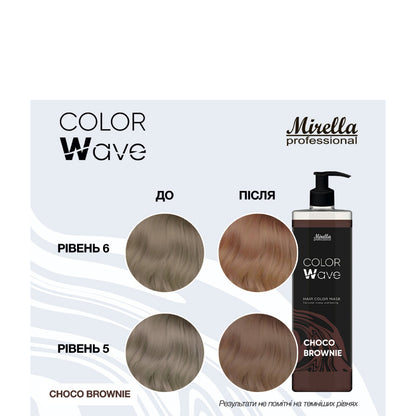 Тонирующая маска для волос - Mirella Professional Color Wave 380 ml