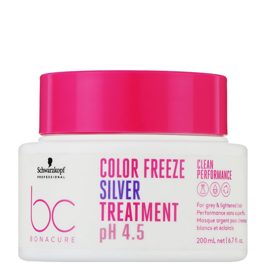 Маска для нейтралізації небажаної жовтизни волосся - Schwarzkopf Professional Bonacure Color Freeze Silver Treatment pH 4.5