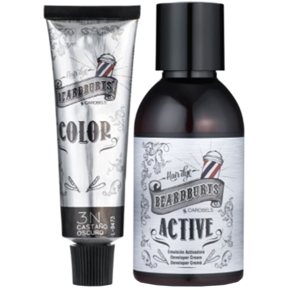 Beardburys Color Shampoo 5N - Шампунь камуфлюючий для голови, бороди та вусів Світло-коричневий