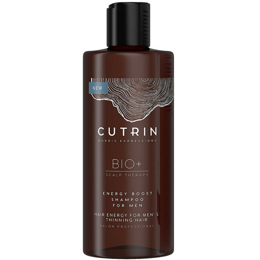 Cutrin BIO+ Energy Boost Shampoo For Men - Стимулирующий шампунь для мужчин против выпадения