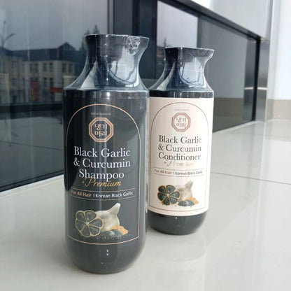 Восстанавливающий шампунь для волос с черным чесноком - Daeng Gi Meo Ri Black Garlic & Curcumin Shampoo