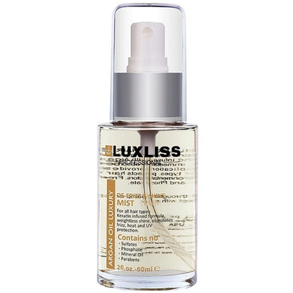 Luxliss Argan Oil Luxury De-Frizz & Shine Mist - Аргановий спрей