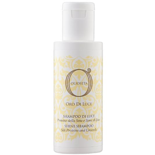 Barex Italiana Olioseta Oro Di Luce Shine Shampoo — Шампунь-блеск с протеинами шелка и экстрактом семян льна