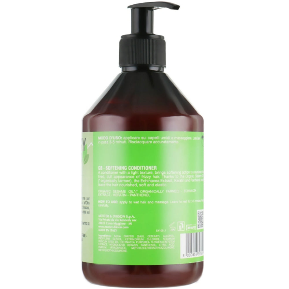 Dikson Every Green Anti-Frizz Softening Conditioner - Увлажняющий кондиционер для вьющихся, сухих и непослушных волос