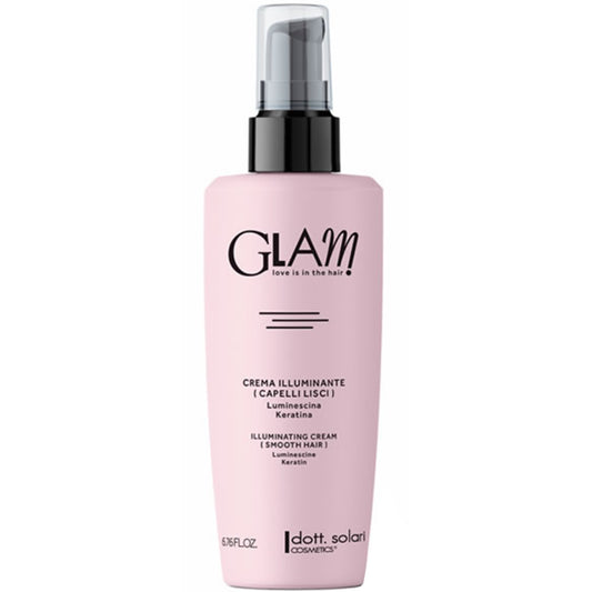 Dott. Solari Glam Illuminating Cream Smooth Hair - Розгладжуючий крем для волосся з ефектом сяйва