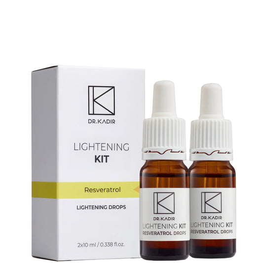 Відновлюючі краплі з ресвератролом для сяяння шкіри - Dr. Kadir Lightening Kit Resveratrol Lightening Drops