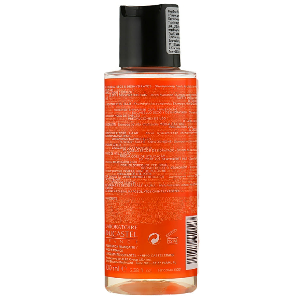 Шампунь увлажняющий для сухих волос - Ducastel Subtil Color Lab Hydratation Shampoo