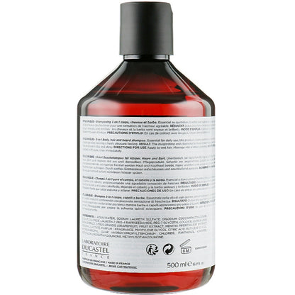 Шампунь для тела, волос и бороды - Ducastel Subtil XY Unique 3 in 1 Shampoo