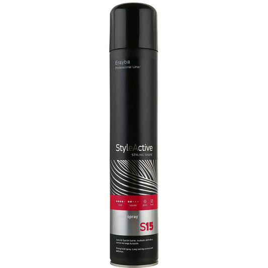 Erayba Style Active S15 Strong Spray – Лак для волосся сильної фіксації