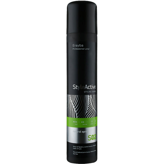 Erayba Style Aktive S02 Natural Spray - Спрей для волосся середньої фіксації