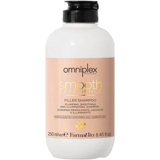 Шампунь питательный разглаживающий - Farmavita Omniplex Smooth Experience Filler Shampoo