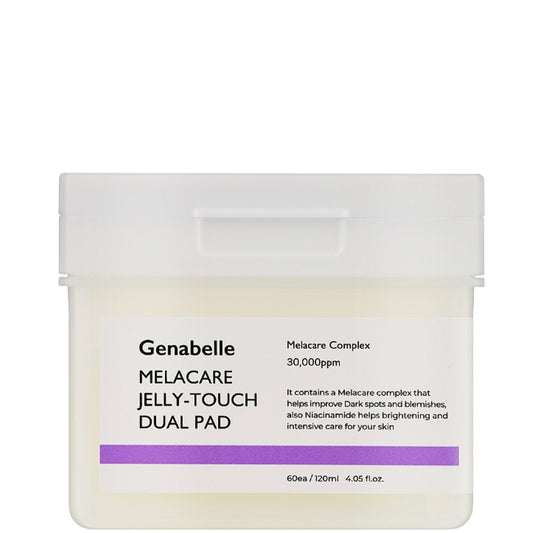 Двосторонні пади для вирівнювання тону шкіри - Genabelle Melacare Jelly Touch Dual Pad