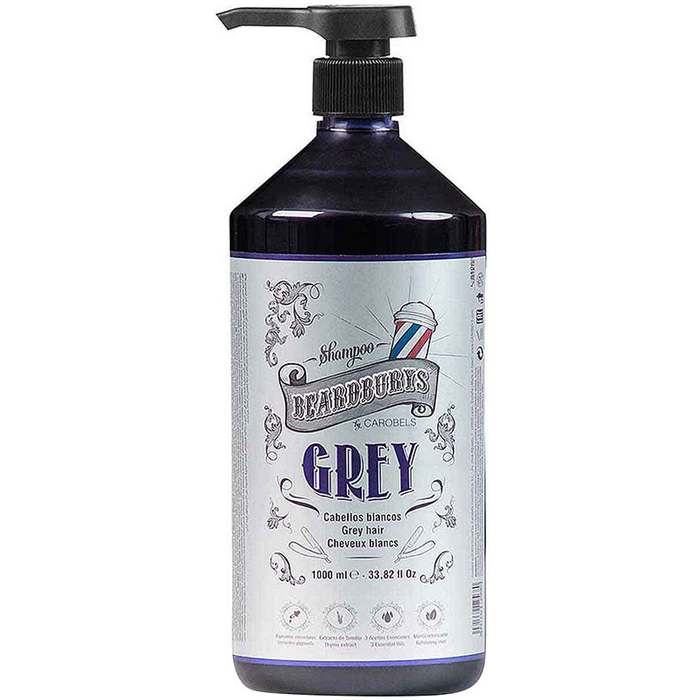 Beardburys Grey Shampoo - Шампунь відтінковий для білого і сивого волосся