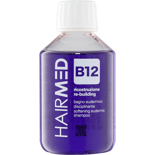 Эудермальный дисциплинирующий шампунь с коллагеном - Hairmed B12 Re-Building Softening Eudermic Shampoo