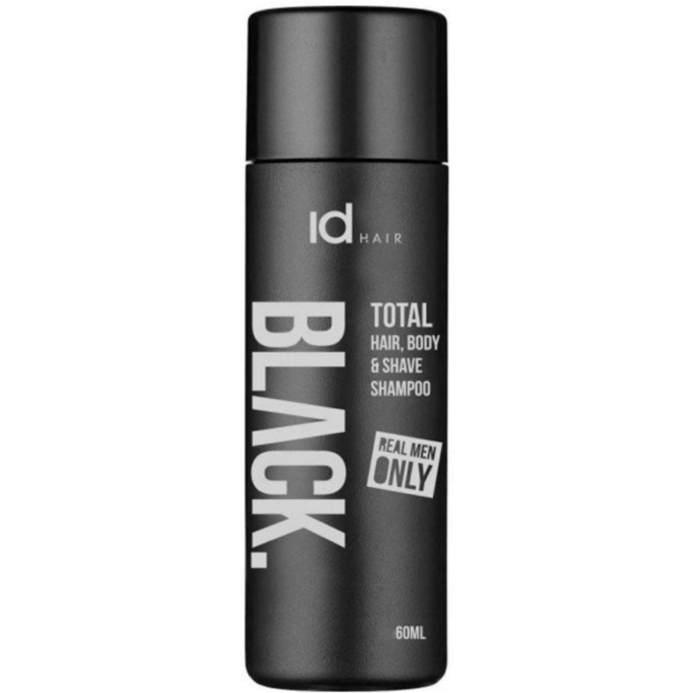 Шампунь для волосся, тіла і гоління 3 в 1 - IdHair Black Shampoo Total 3 in 1