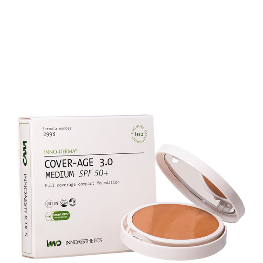 Крем-пудра SPF 50+ та HEVL з тоном - Innoaesthetics Epigen Coverage 3.0 Spf 50+