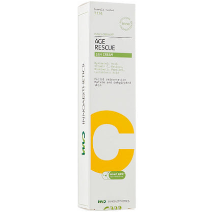 Крем для омолодження шкіри та pre-peel терапії - Innoaesthetics Inno-Derma Age Rescue 24H Cream