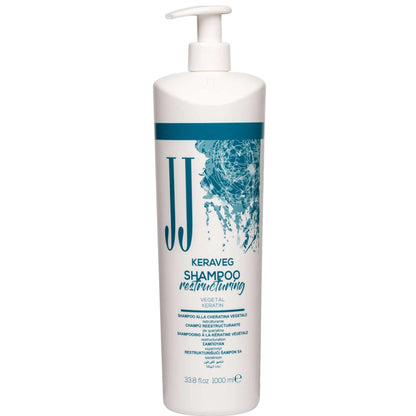 Восстанавливающий шампунь с кератином – JJ's Keraveg Shampoo