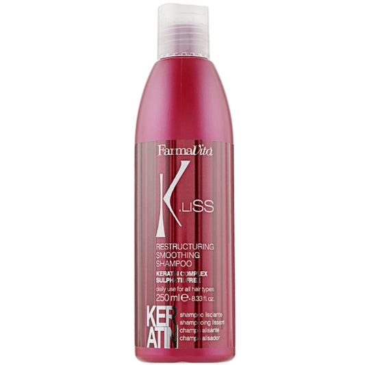 Farmavita K.Liss Restructuring Smoothing Shampoo - Шампунь з кератином після випрямлення волосся