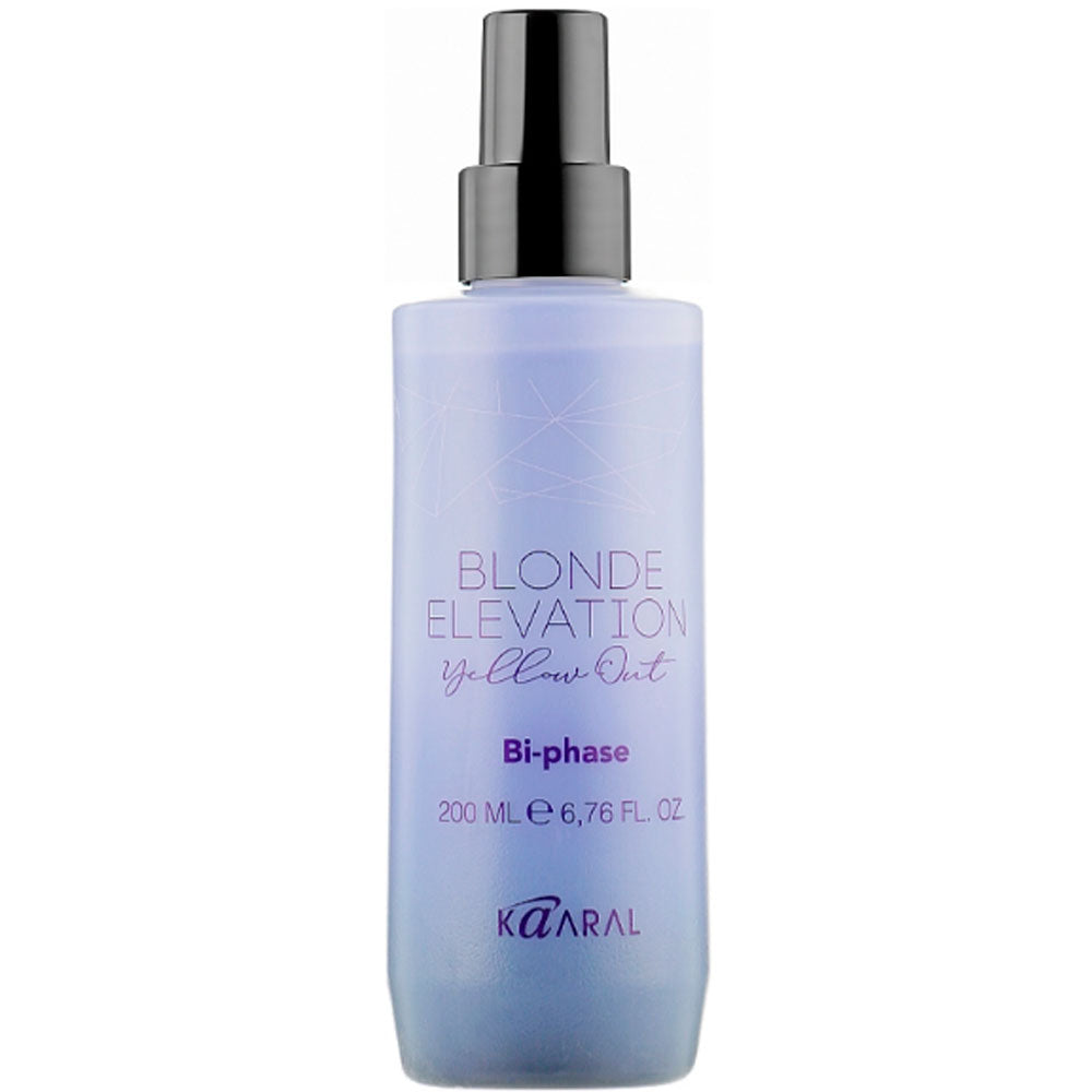 Kaaral Blond Elevation Yellow Out Be-Phase Conditioner - Двуфазовий незмивний спрей для освітленого волосся