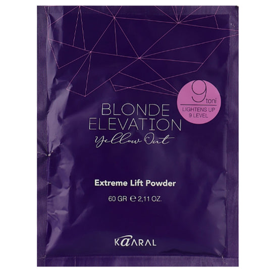 Kaaral Blond Elevation Yellow Out Extreme Lift Powder - Пудра осветляющая для волос до 9 уровня