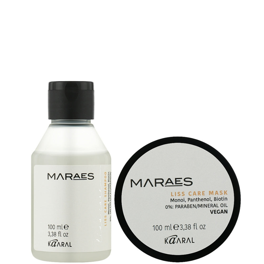 Набор для прямых волос - Kaaral Maraes Liss Care Travel Kit