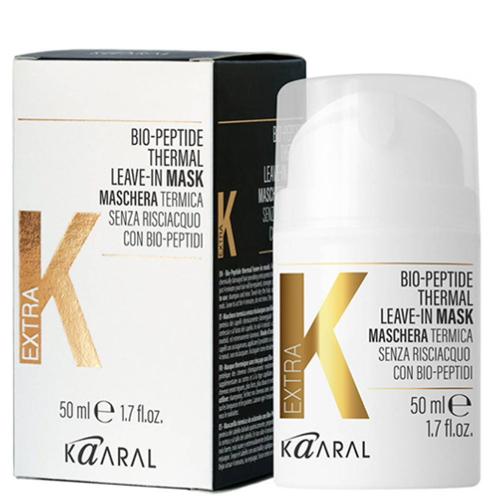 Несмывающаяся термомаска для волос с биопептидами - Kaaral Extra K Bio-Peptides Thermal Leave-In Mask