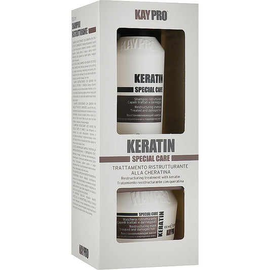 Набір відновлюючий для волосся - KayPro Keratin Kit