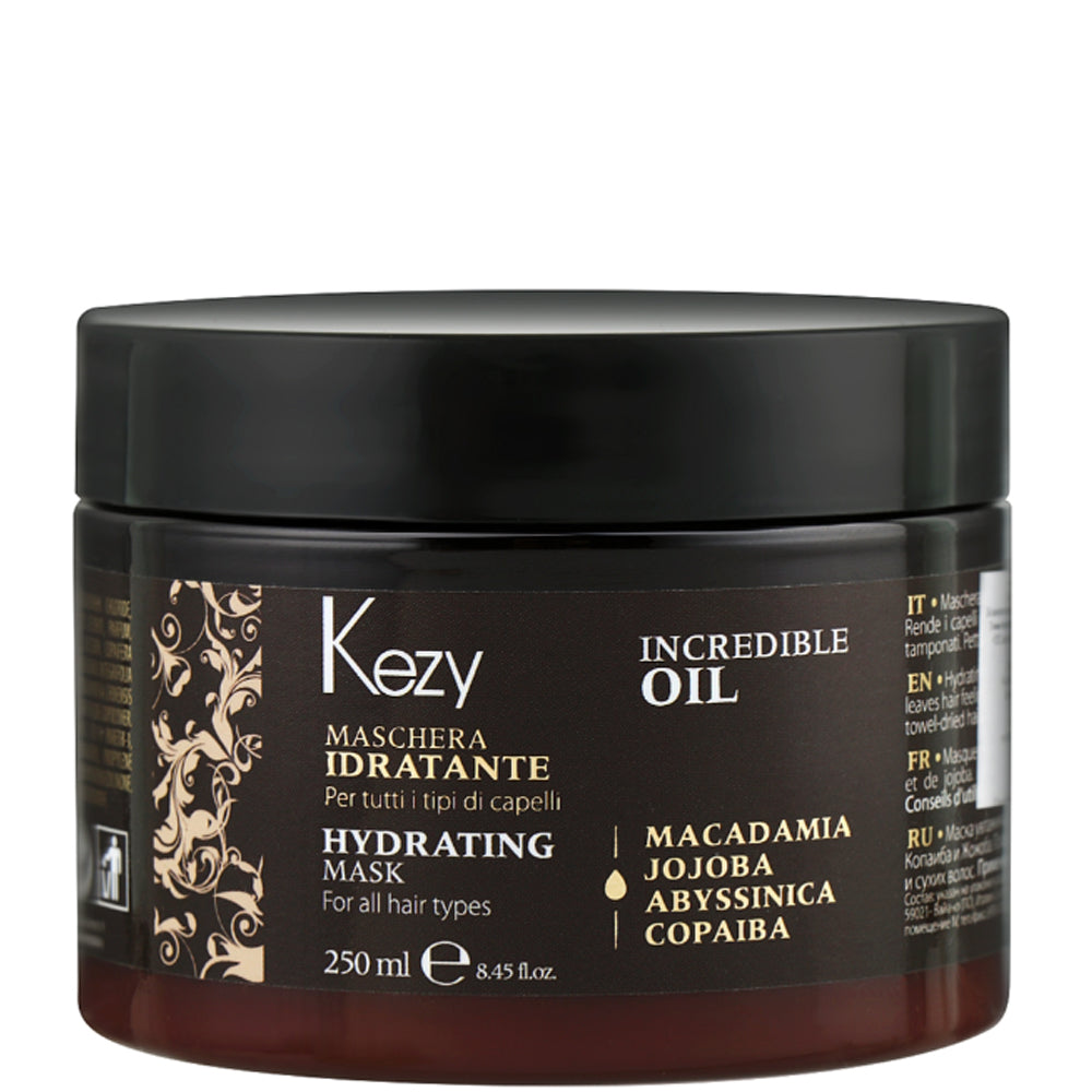 Зволожуюча маска для волосся - Kezy Incredible Oil Hydrating Mask