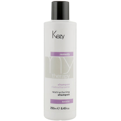 Восстанавливающий шампунь для волос с кератином - Kezy Remedy Restructuring Shampoo