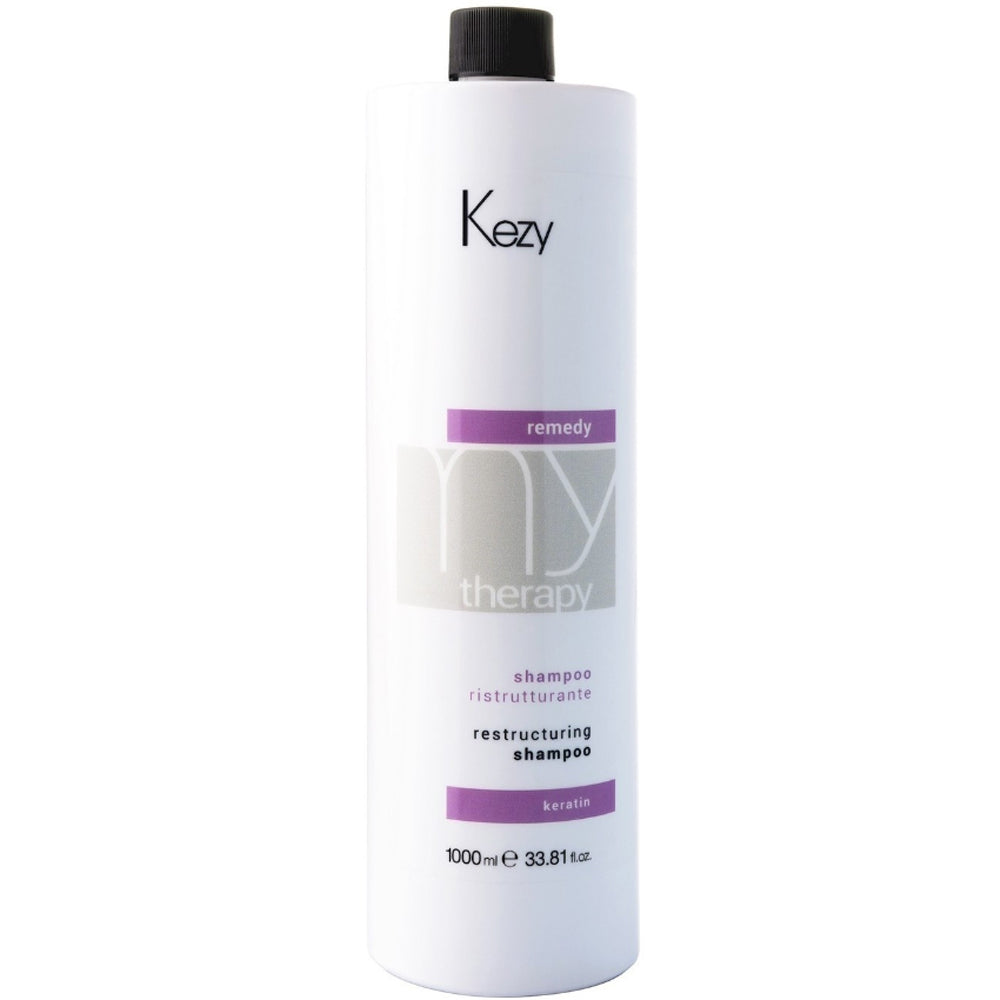 Восстанавливающий шампунь для волос с кератином - Kezy Remedy Restructuring Shampoo