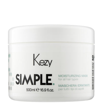 Зволожуюча маска для волосся - Kezy Simple Moisturizing Mask