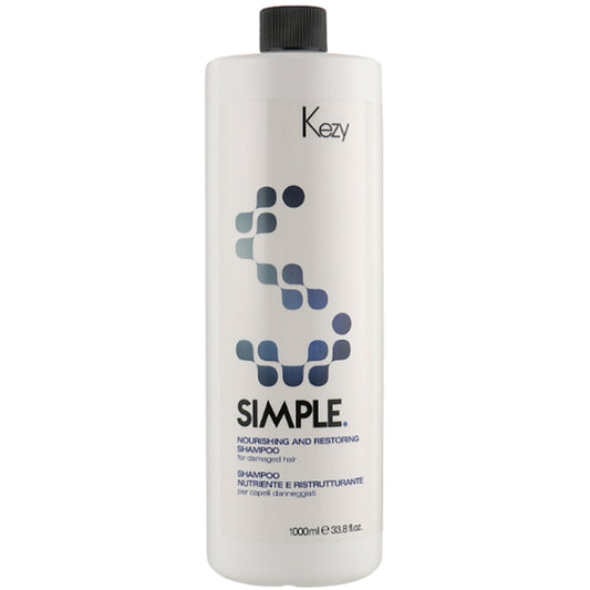 Шампунь для живлення пошкодженого волосся - Kezy Simple Nourishing and Restoring Shampoo