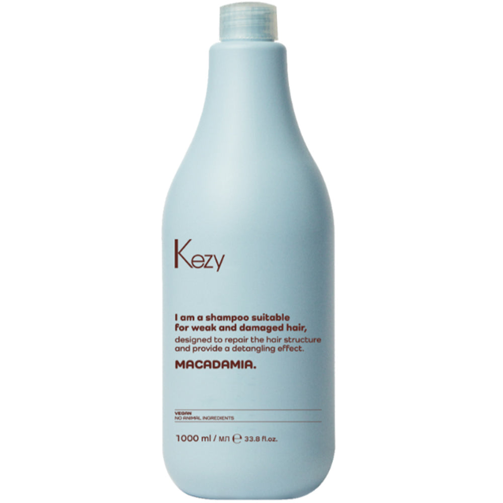 Шампунь для ослабленных и поврежденных волос - Kezy Macadamia Shampoo